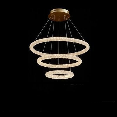 Internet Celebrity Ring Lamp Crystal Chandelier