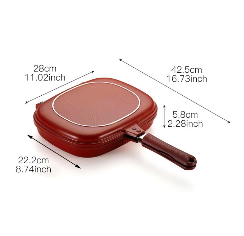 Double Side Frying Pan Non-stick Flip Frying Pan