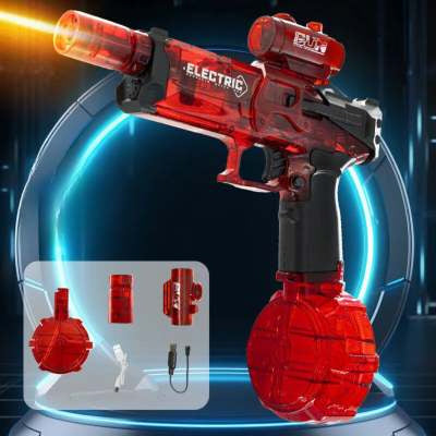 2.0 Fire Rat Electric Water Pistol Cool Light Full Automatic Water Spray Gun Summer Toy Sports Entertainment Children Gifts AC223