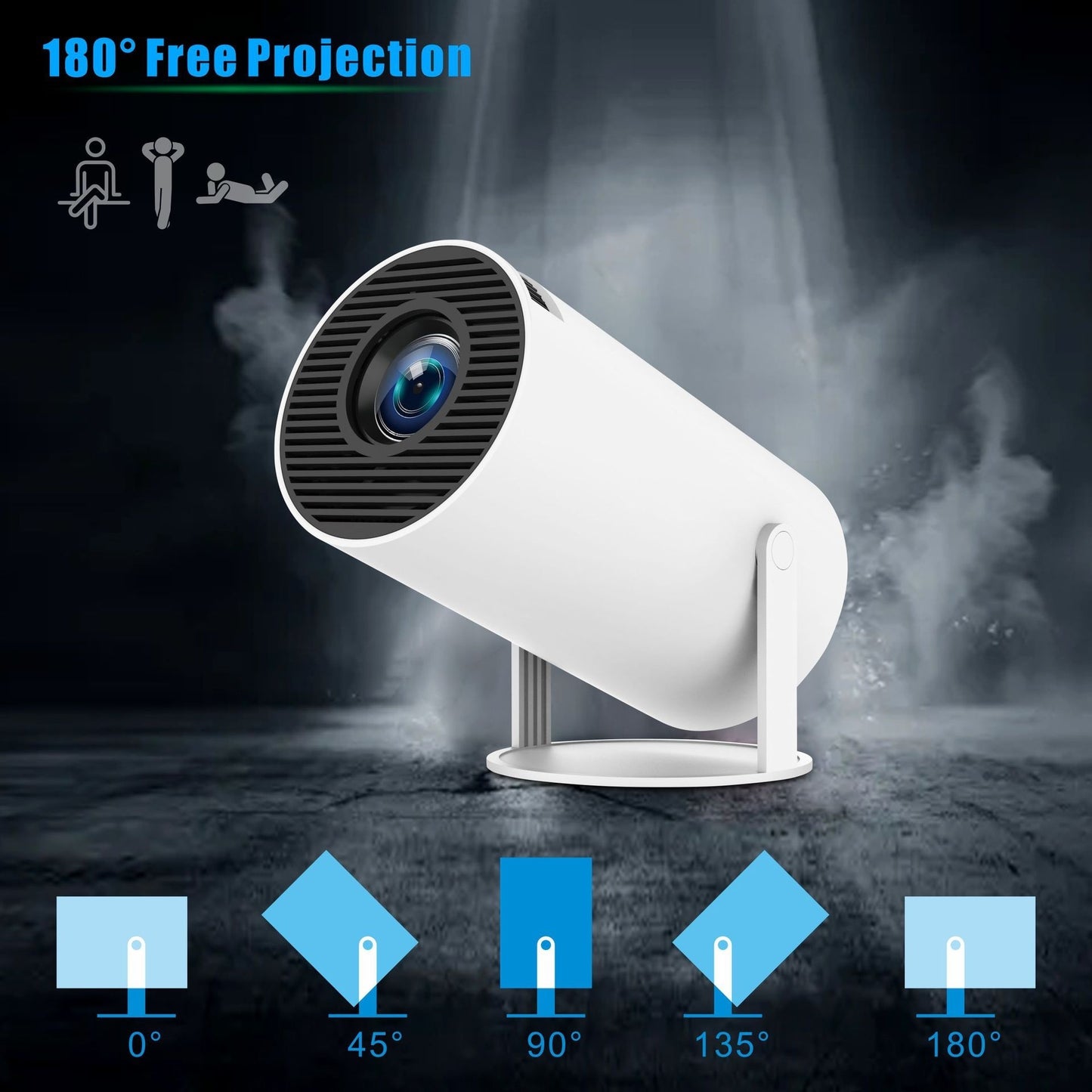 1....      HY300 Pro Projector Home Theater Entertainment Portable Small Projector