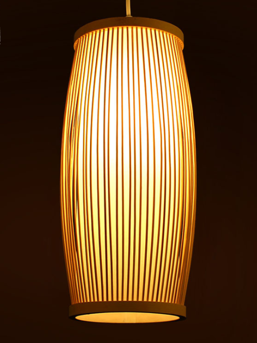 Southeast Asia bamboo plait hall staircase decoration lamp