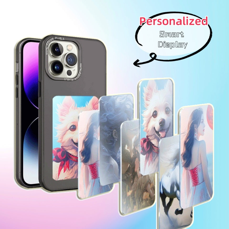 4.  E-ink Screen Phone Case Unlimited Screen Projection Personalized Phone Cover Battery Free New Designer Luxury Phone Case